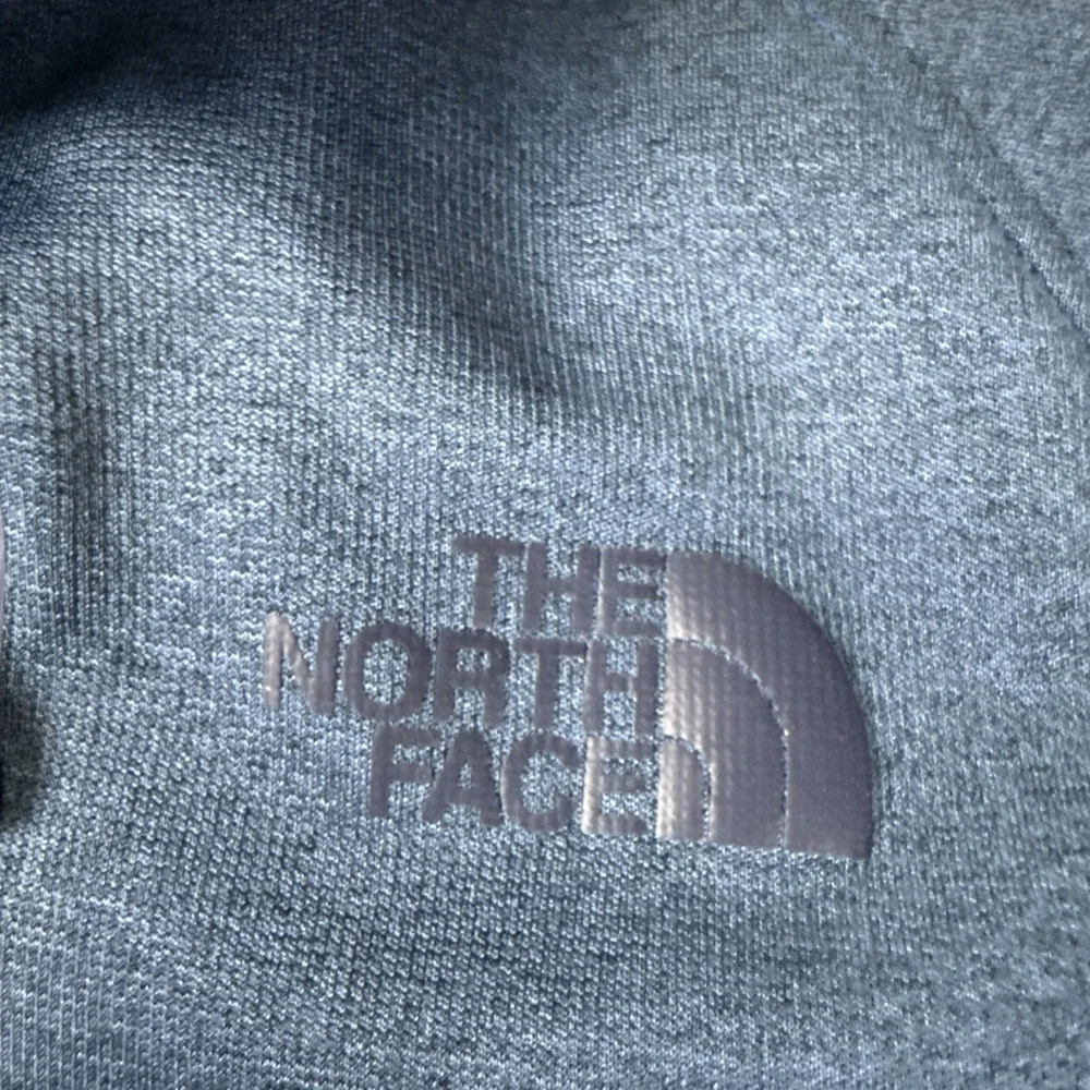 The‎ North Face Men Medium Blue Soft Fleece Full Zip Utility Jacket w/Pockets